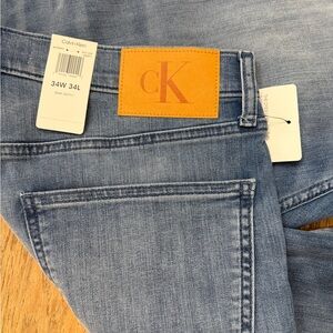 Calvin Klein Men's Blue Jeans - Classic Straight Fit